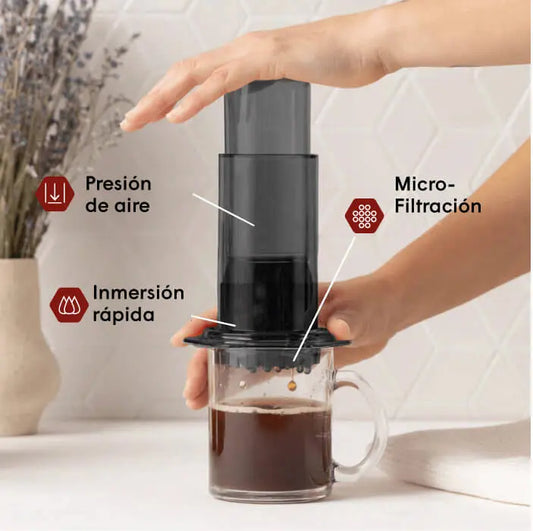 Cafetera portátil a presión de aire - Essential
